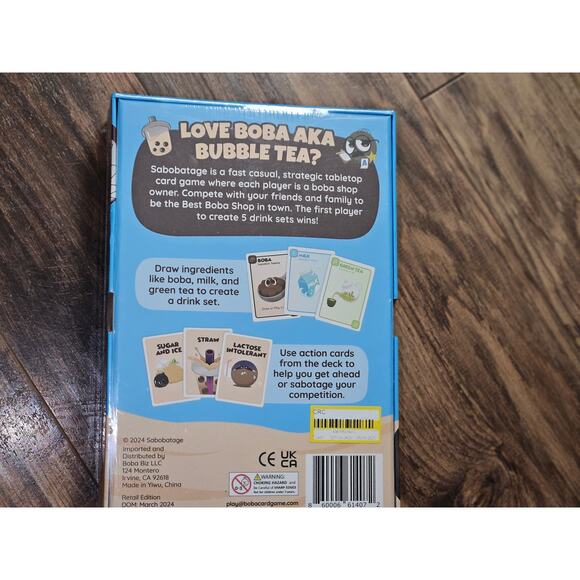 Sabobatage The Boba Card Game: Moco Games 2-5 Players,  30-Minute Play - Picture 7 of 9